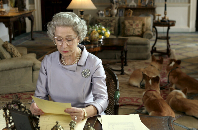 Helēna Mirrena kā Elizabete II filmā “Karaliene” (2006).