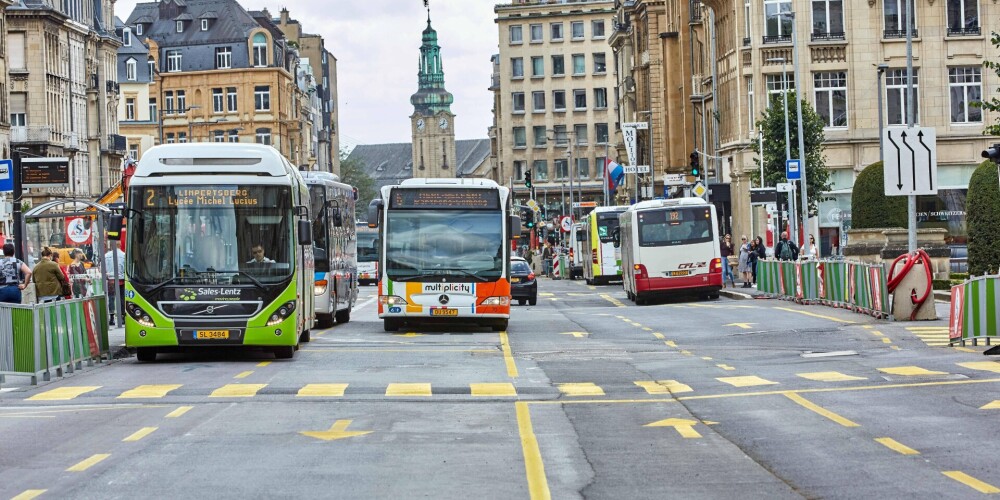 Luksemburga no sestdienas visā valstī ievieš bezmaksas sabiedrisko transportu