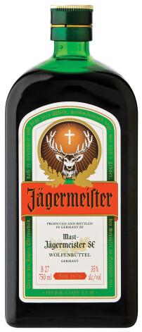 "Jägermeister" ražo kopš 1934. gada, recepte ir noslēpums, tā saturot 56 zālītes un saknes.