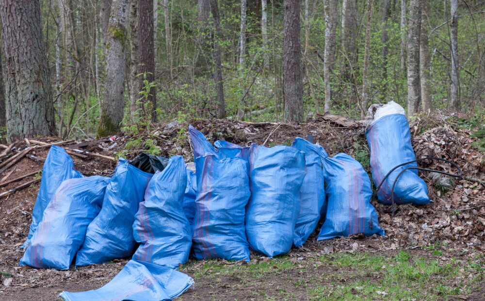 Latvijas valsts mežos pērn savākts lielākais atkritumu apmērs pēdējos desmit gados