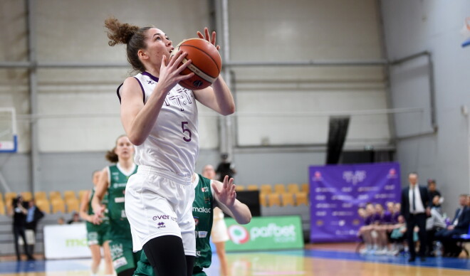 Douglas Baltijas Basketbola līgas finālturnīra spēle basketbolā par pirmo vietu starp "TTT Rīga” un Kauņas “Aistes-LSMU” komandām "Elektrum" Olimpiskajā centrā.