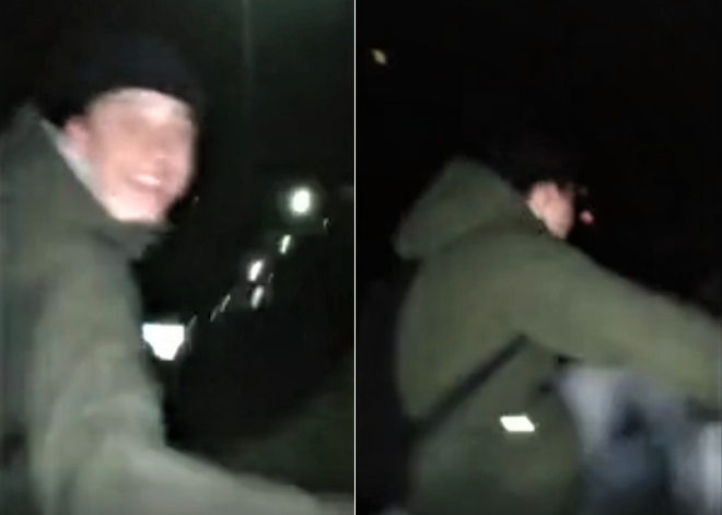 VIDEO: neadekvāts vandalis Aizkrauklē uz ielas dauza automašīnu spoguļus