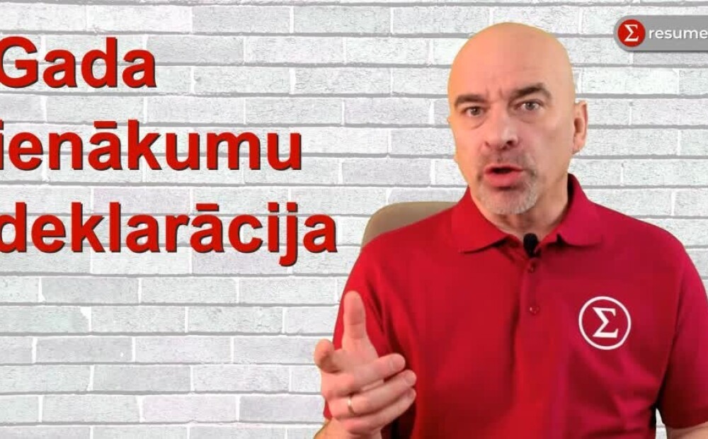 Ka Iesniegt Gada Ienakumu Deklaraciju Video Jauns Lv