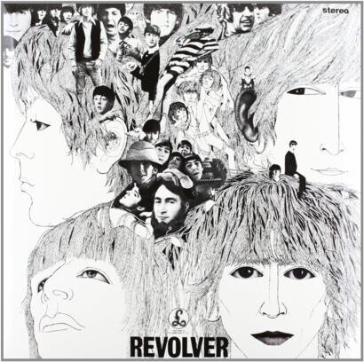 Обложка альбома Revolver группы The Beatles, созданная в стиле Обри Бердслея