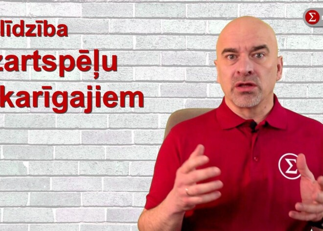 VIDEO: Kā palīdzēt pašam sev? Noderīgs padoms tiem, kurus moka atkarība no azartspēlēm