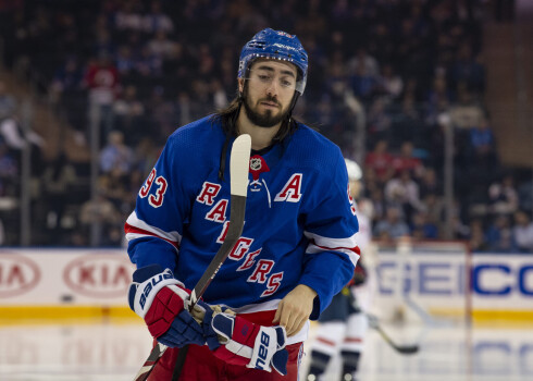 Ņujorkas "Rangers" uzbrucējs Mika Zibanejads.