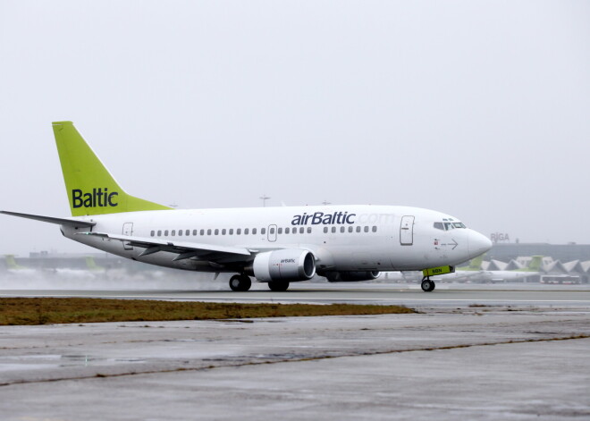 "airBaltic" pārtrauc lidojumus uz Telavivu