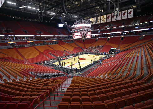 Tukša Maiami "Heat" komandas arēna "American Airlines Arena".