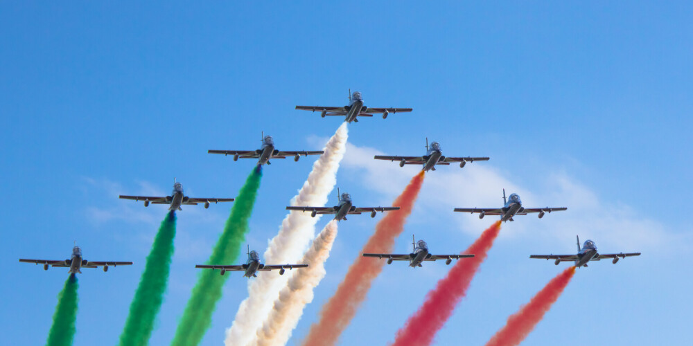 Itālijas gaisa spēki iedrošina cīņai pret Covid-19; atbalstu pauž arī citas pasaules valstis