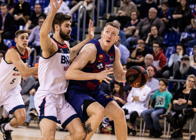 Koronavīrusa dēļ aptur Spānijas basketbola čempionātu; aptur arī VTB līgu