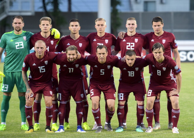 Pārceltas visu Latvijas futbola izlašu tuvākās spēles