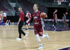 Latvijas vīriešu basketbola valstsvienības kandidāts Artūrs Strautiņš.