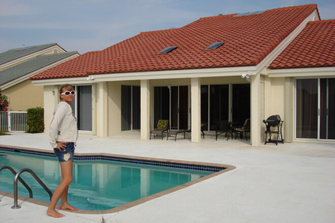 Nikola Krištopane ASV 2007. gadā. Pēc diviem gadiem viņa tur inficējās ar bīstamo vīrusu H1N1.