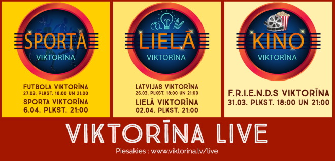 Neliels ieskats LIVE viktorīnās.