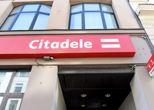 Bankas "Citadele" filiāle "Laimdota" Krišjāņa Barona ielā, kurā no 3. marta sāk izmaksāt "ABLV Bank" klientiem garantētās atlīdzības.