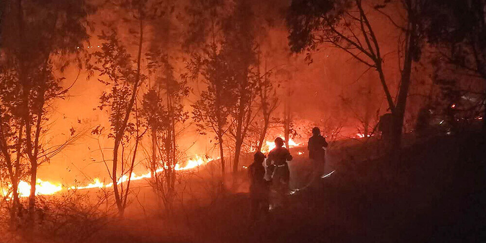 Meža ugunsgrēkā Ķīnā gājuši bojā 18 ugunsdzēsēji