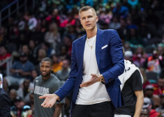 Brīdī, kad tika paziņots par NBA spēļu atcelšanu, Kristaps Porziņģis atradies uz rezervistu soliņu, jo tajā spēlē nepiedalījās.