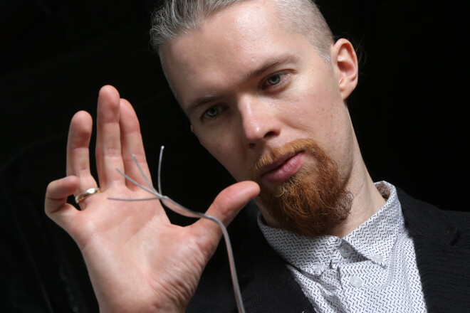 Burvju mākslinieks Valdemārs Weiss.