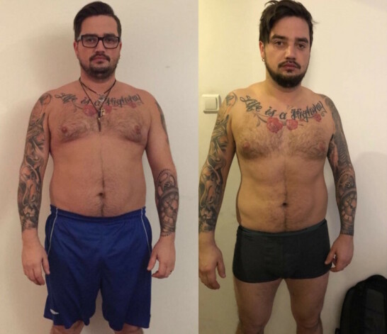 Reinis ar MonacoFit.com mājās nometa 13kg.