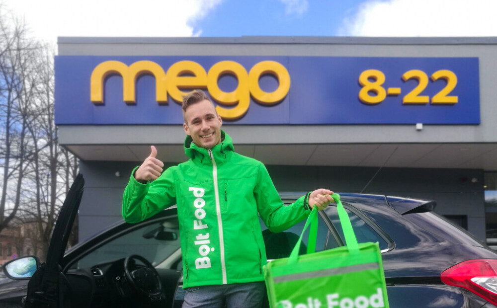 Veikalu tīkls “Mego” sadarbībā ar “Bolt Food” piedāvā pārtikas preču piegādi uz mājām jau stundas laikā