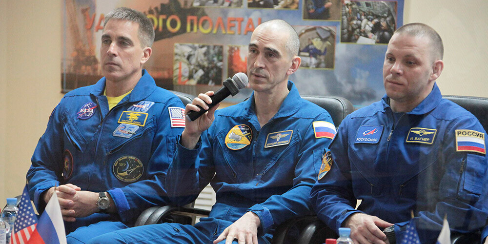 Uz SKS devusies ASV un Krievijas astronautu komanda