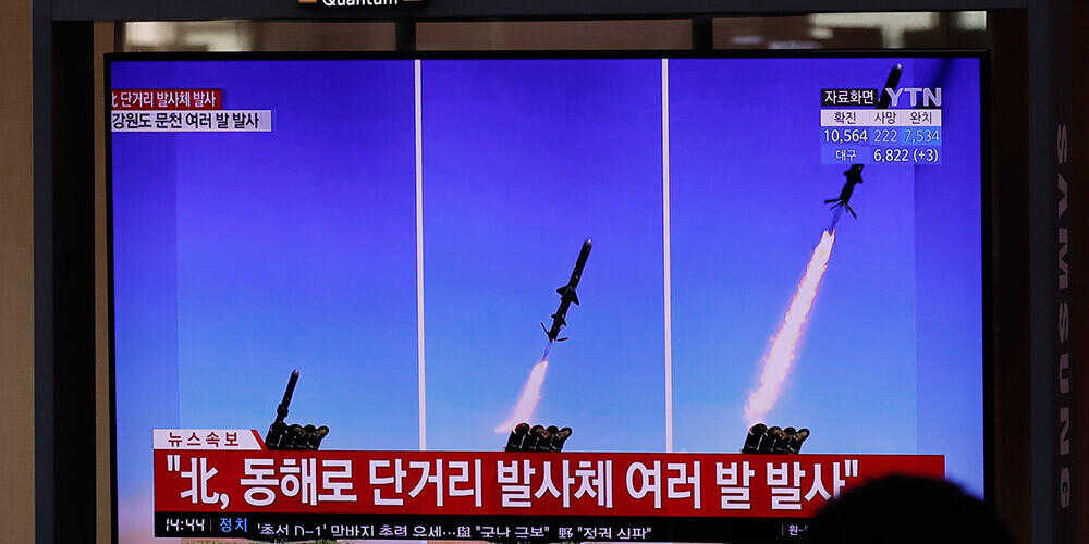 Ziemeļkoreja izšāvusi jūrā vairākas tuvas darbības rādiusa spārnotās raķetes