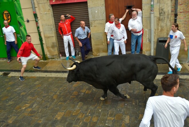 Covid-19 pandēmijas dēļ šogad atcelts Pamplonas vēršu skrējienu festivāls.