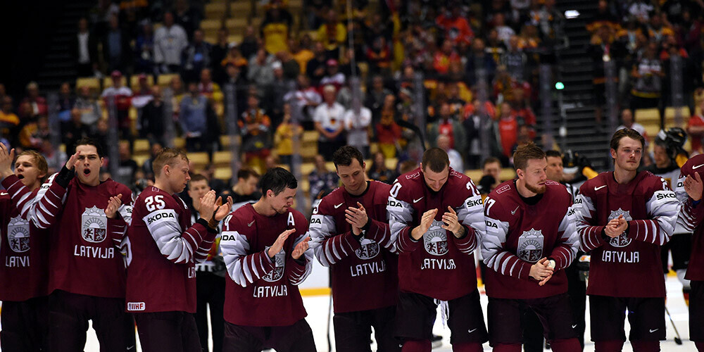Latvijas hokeja izlase  jaunākajā IIHF rangā ieņem desmito vietu