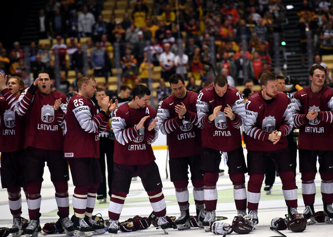 Latvijas hokeja izlase  jaunākajā IIHF rangā ieņem desmito vietu