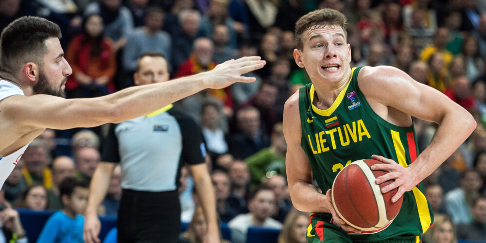 Viens no talantīgākajiem Lietuvas jaunajiem basketbolistiem pošas uz NBA draftu