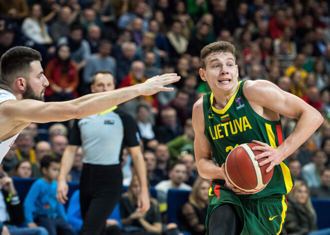 Viens no talantīgākajiem Lietuvas jaunajiem basketbolistiem pošas uz NBA draftu