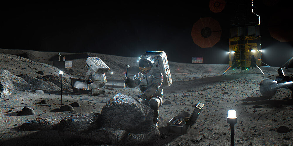 NASA izvēlas kompānijas kurām maksās 967 miljonus dolāru par Mēness nosēšanās aparāta izstrādi