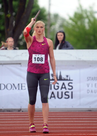 Vieglatlētikas sacensības "Rīgas kausi" "Daugavas" stadionā.