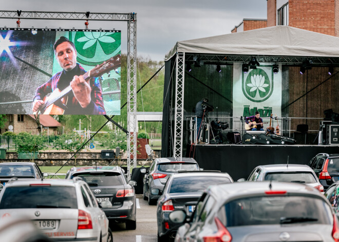 Nebijis pasākums Latvijā! Mārča Auziņa autokoncerts Ādažos