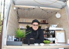 Dziedātājs Mārtiņš Ruskis kļuvis par kafijas tirgoni