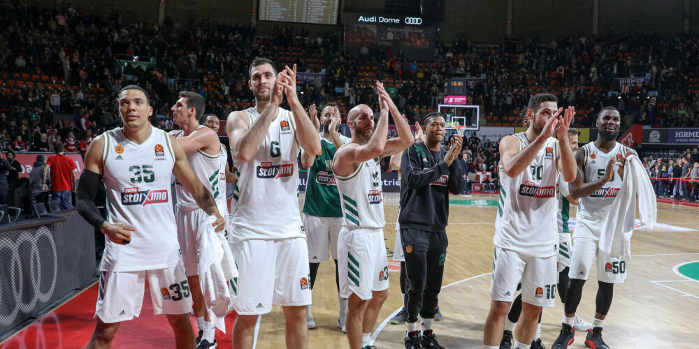 Atēnu "Panathinaikos" kļuvuši par Grieķijas čempioniem basketbolā