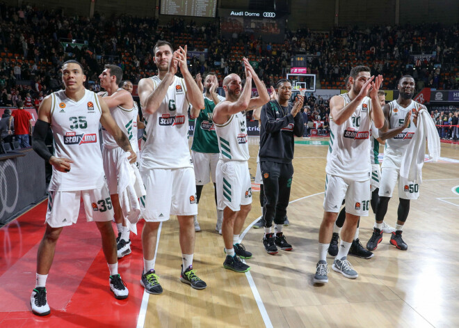 Atēnu "Panathinaikos" kļuvuši par Grieķijas čempioniem basketbolā