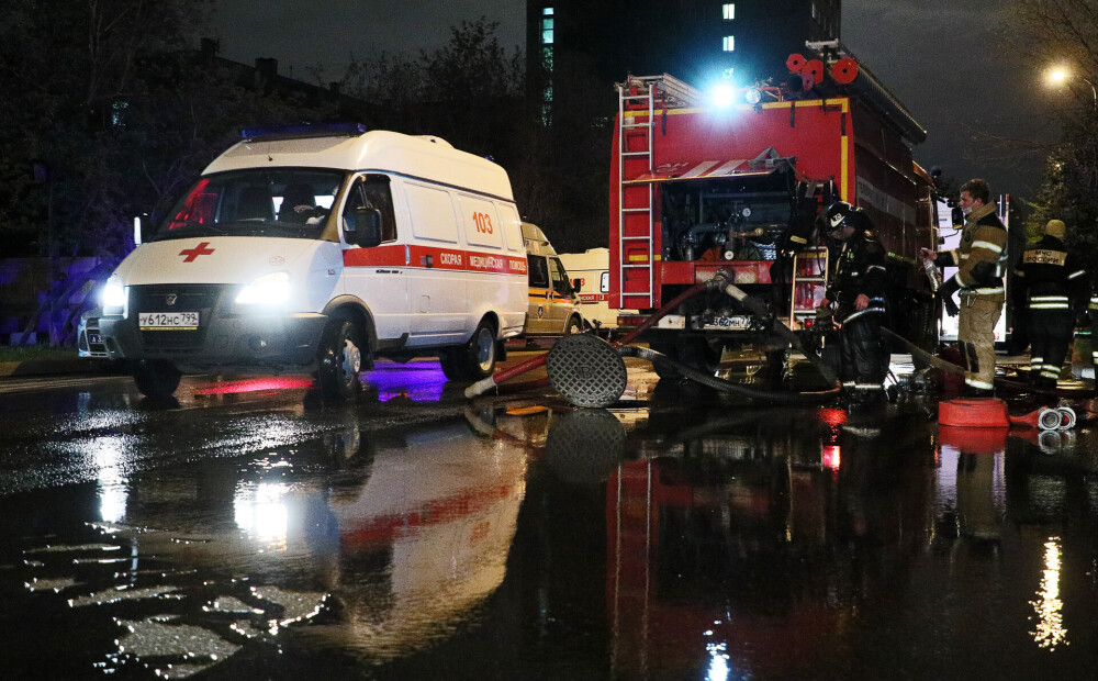 Krievijas slimnīcā izcēlies ugunsgrēks; trīs cilvēki gājuši bojā