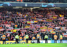  Spēle "Anfield" stadionā 11.martā notika aptuveni 52 000 cilvēku pūļa priekšā, piedaloties arī 3000 viesu atbalstītāju.