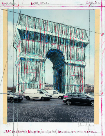 L'Arc de Triumph, Wrapped (Project for Paris)