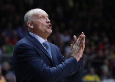  Maskavas apgabala "Himki" galvenais treneris Rims Kurtinaitis. 