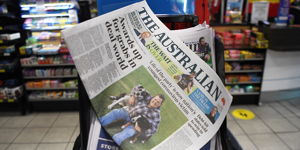 Austrālijas "News Corp." izbeigs vairāk nekā 100 laikrakstu iespiešanu