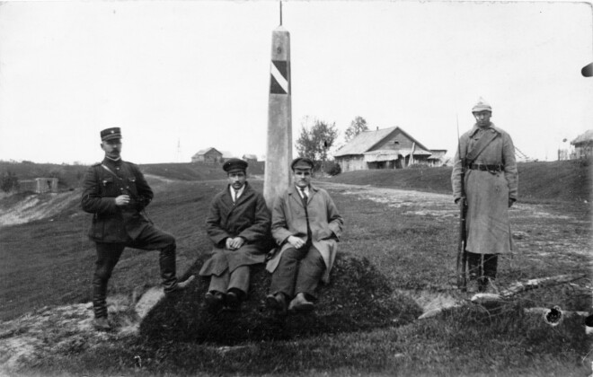 Latvijas un PSRS robeža pie Zilupes 20. gadi.