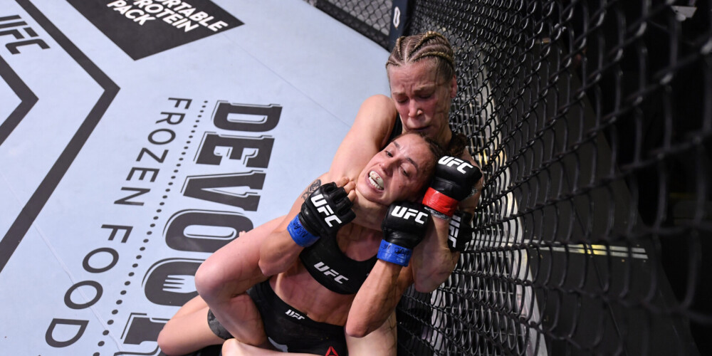 Vai tiešām cīņas sports ir domāts sievietēm? UFC skaistules seja pēc cīņas izskatās baisi
