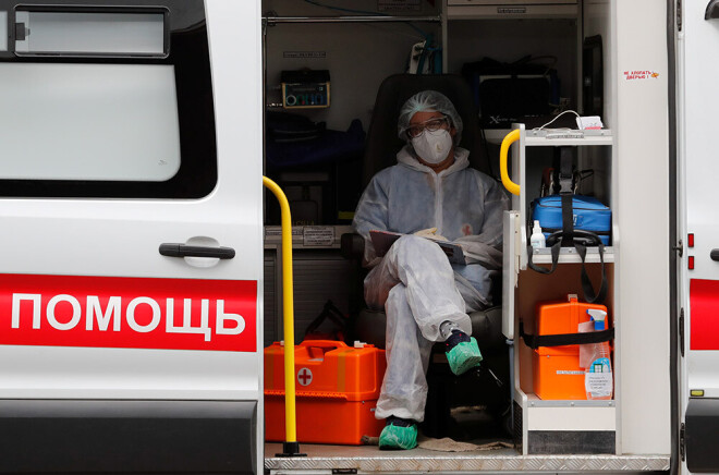 Krievijā pēdējās diennakts laikā reģistrēti 8855 jauni inficēšanās gadījumi.