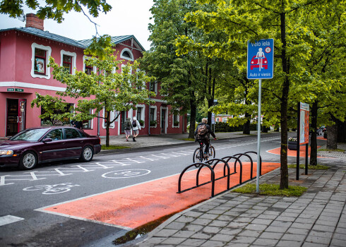 Velo ielas izveidei, tostarp projektēšanai, pašvaldība no sava budžeta izlietoja aptuveni 30 tūkstošus eiro.