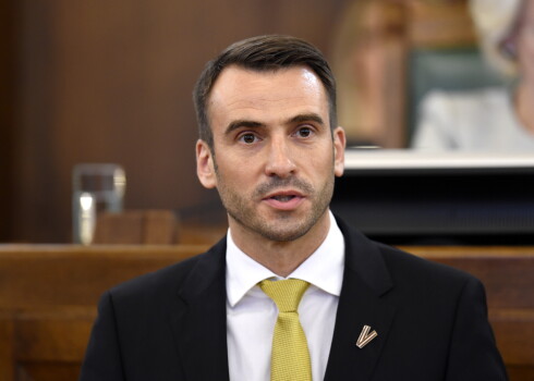 Rīgas domes mēra amata kandidāts Mārtiņš Staķis.