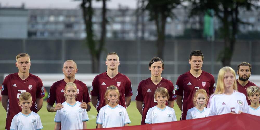 Latvijas futbola izlasei tuvākās oficiālās spēles būs septembrī