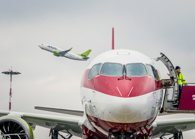 "airBaltic" jauno rezervāciju skaits pagājušajā nedēļā audzis par 54%