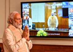 Indijas premjerministrs Narendra Modi paudis cildinošus vārdus jogai.